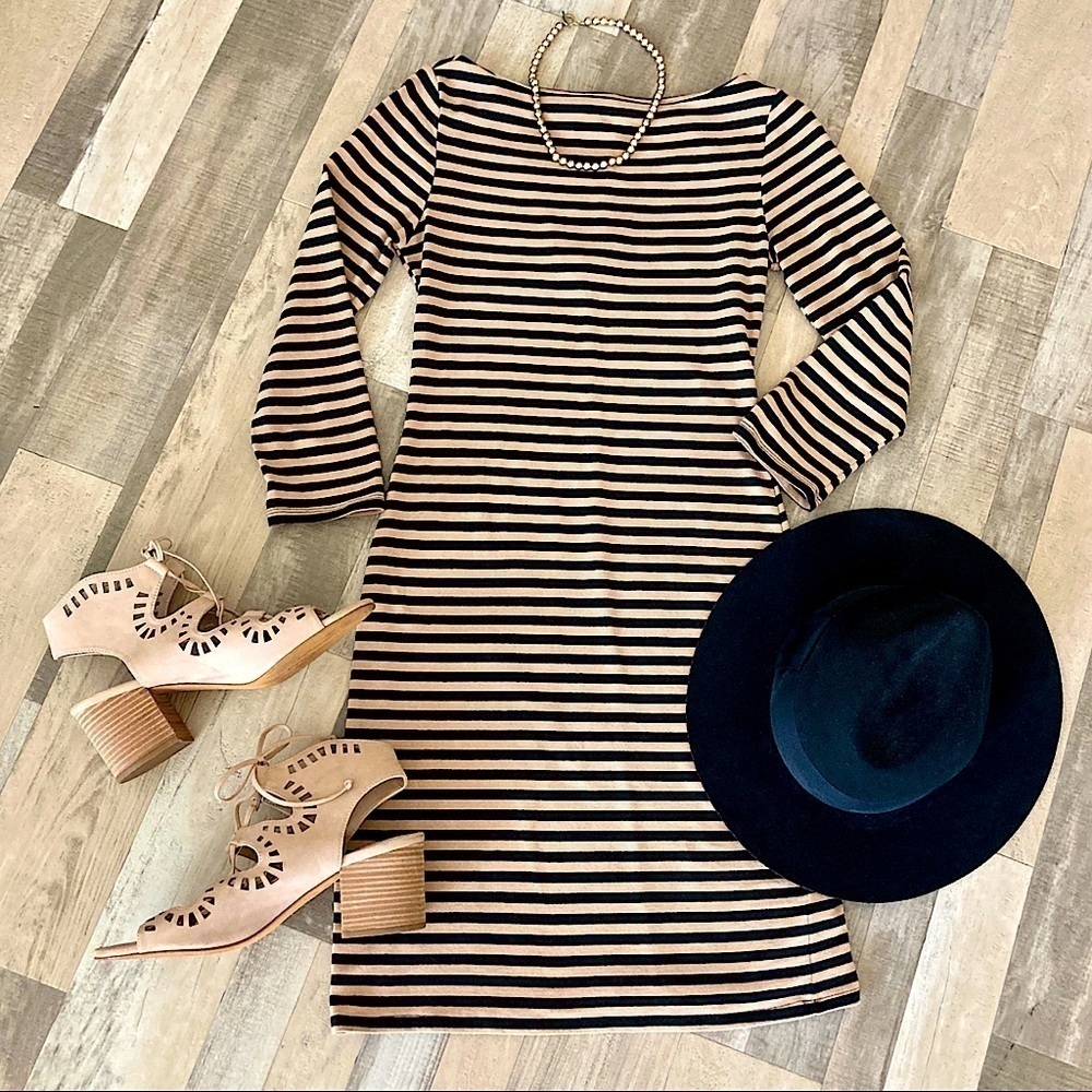 Xhilaration Bodycon Striped Dress Size XS